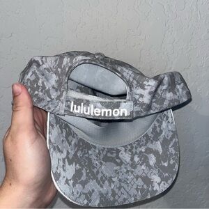 Lululemon Fast and Free Run Cap, gray snake camo